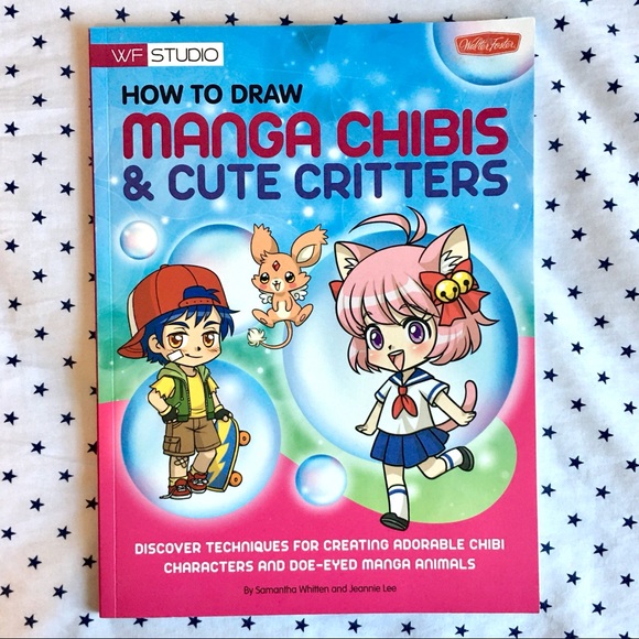 ♦️SOLD♦️ How to Draw Manga Chibis & Cute Critters Art Book - Picture 1 of 7